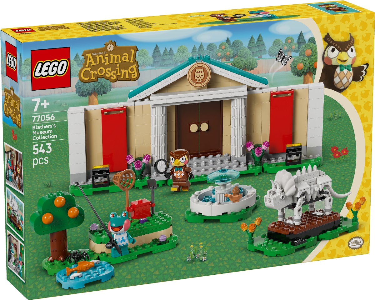 A coleção do museu do Blathers Lego Animal Crossing 1