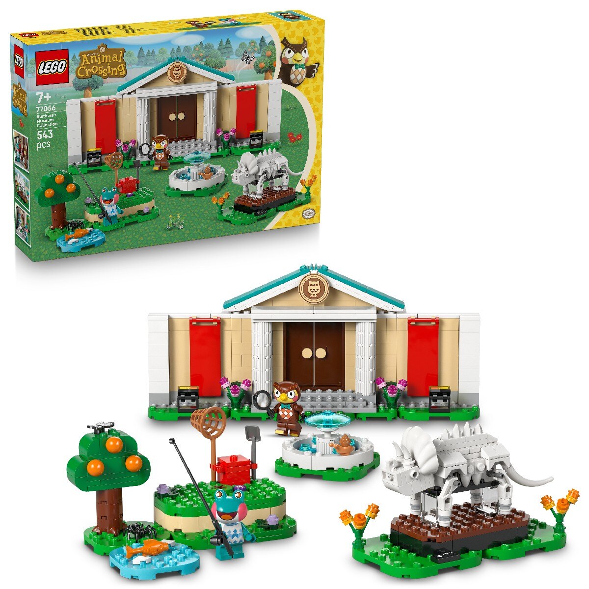 A coleção do museu do Blathers Lego Animal Crossing 3