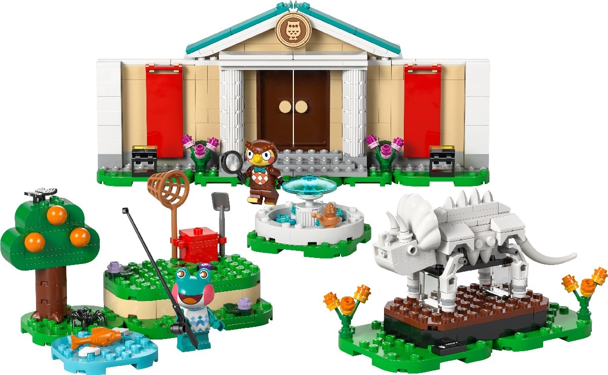 A coleção do museu do Blathers Lego Animal Crossing 4