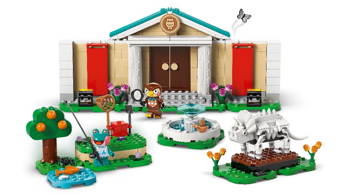 A coleção do museu do Blathers Lego Animal Crossing 5