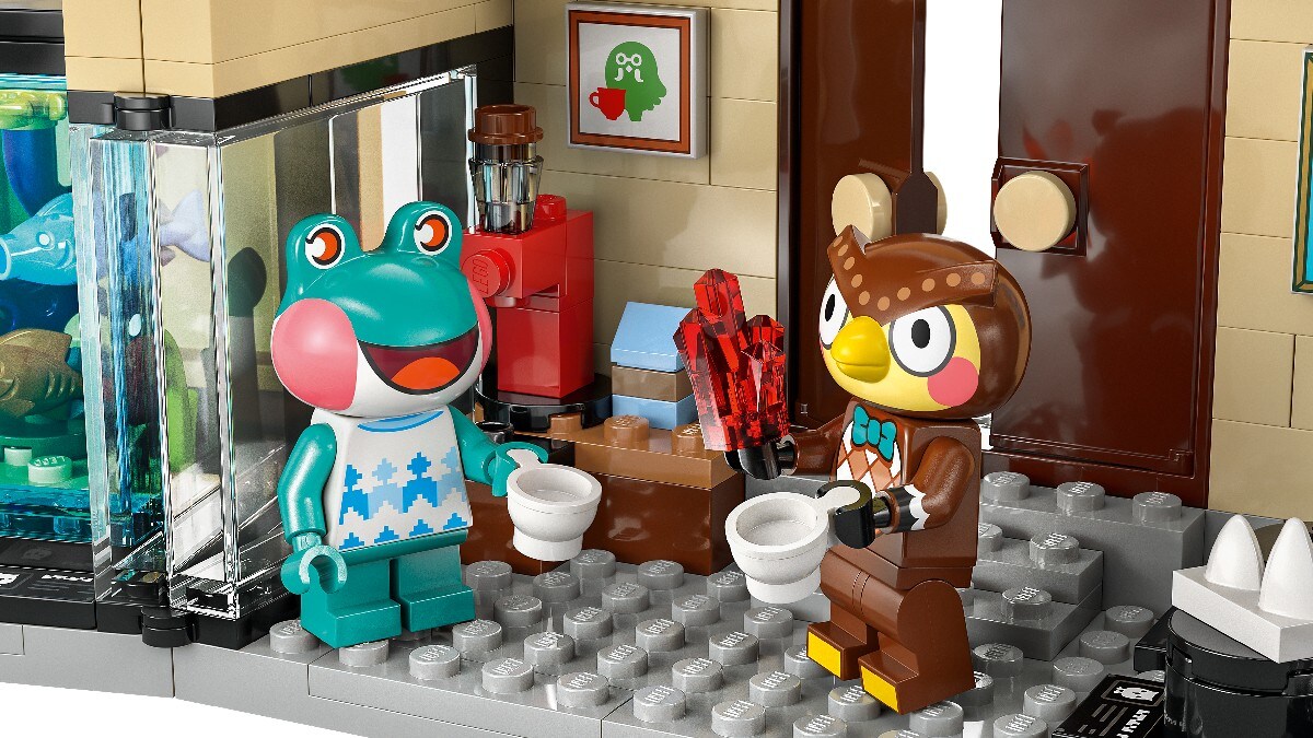 A coleção do museu do Blathers Lego Animal Crossing 8