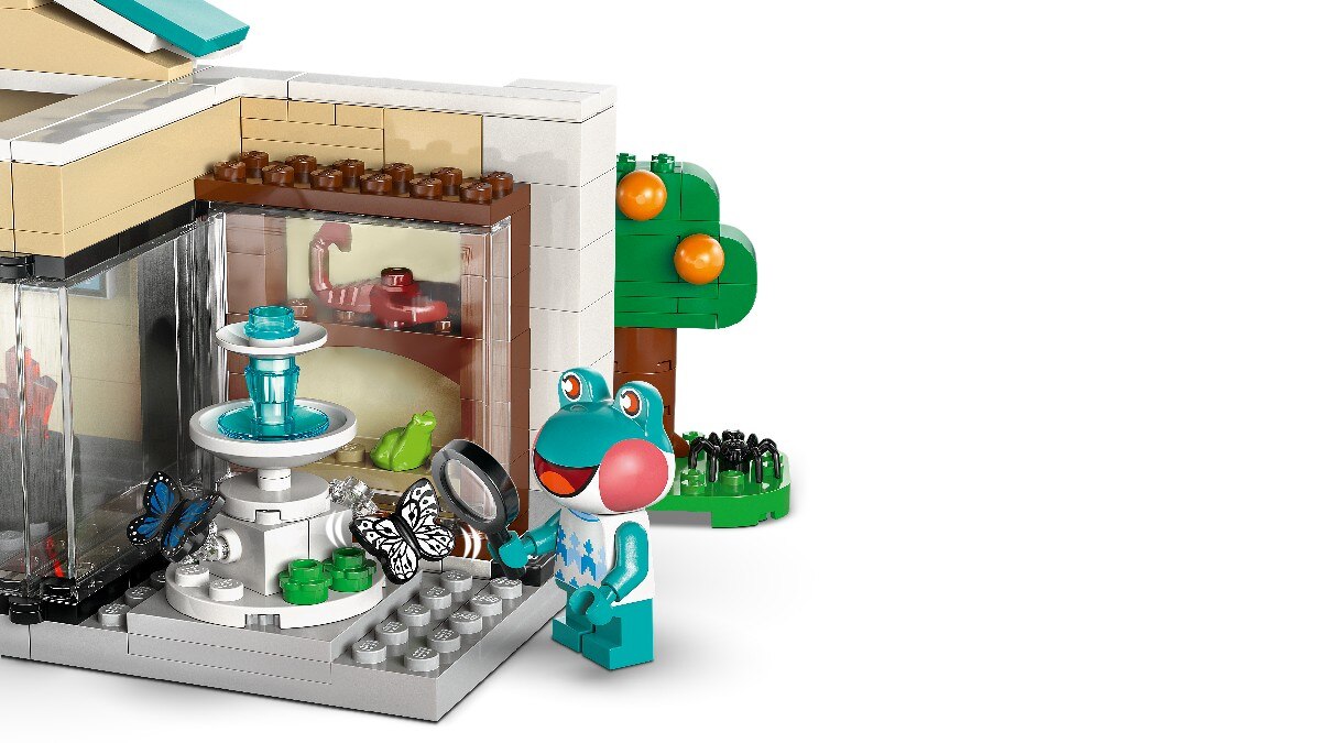A coleção do museu do Blathers Lego Animal Crossing 10