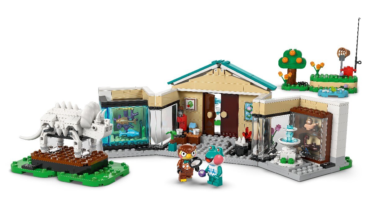 A coleção do museu do Blathers Lego Animal Crossing 11