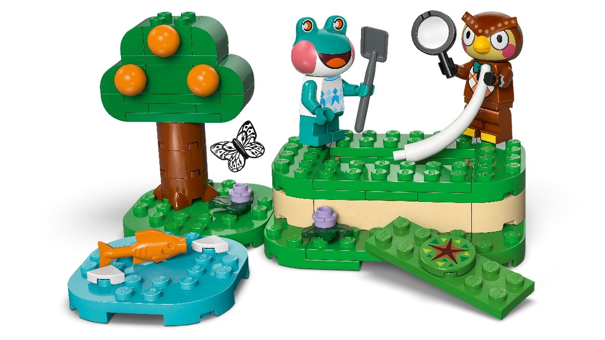 A coleção do museu do Blathers Lego Animal Crossing 13