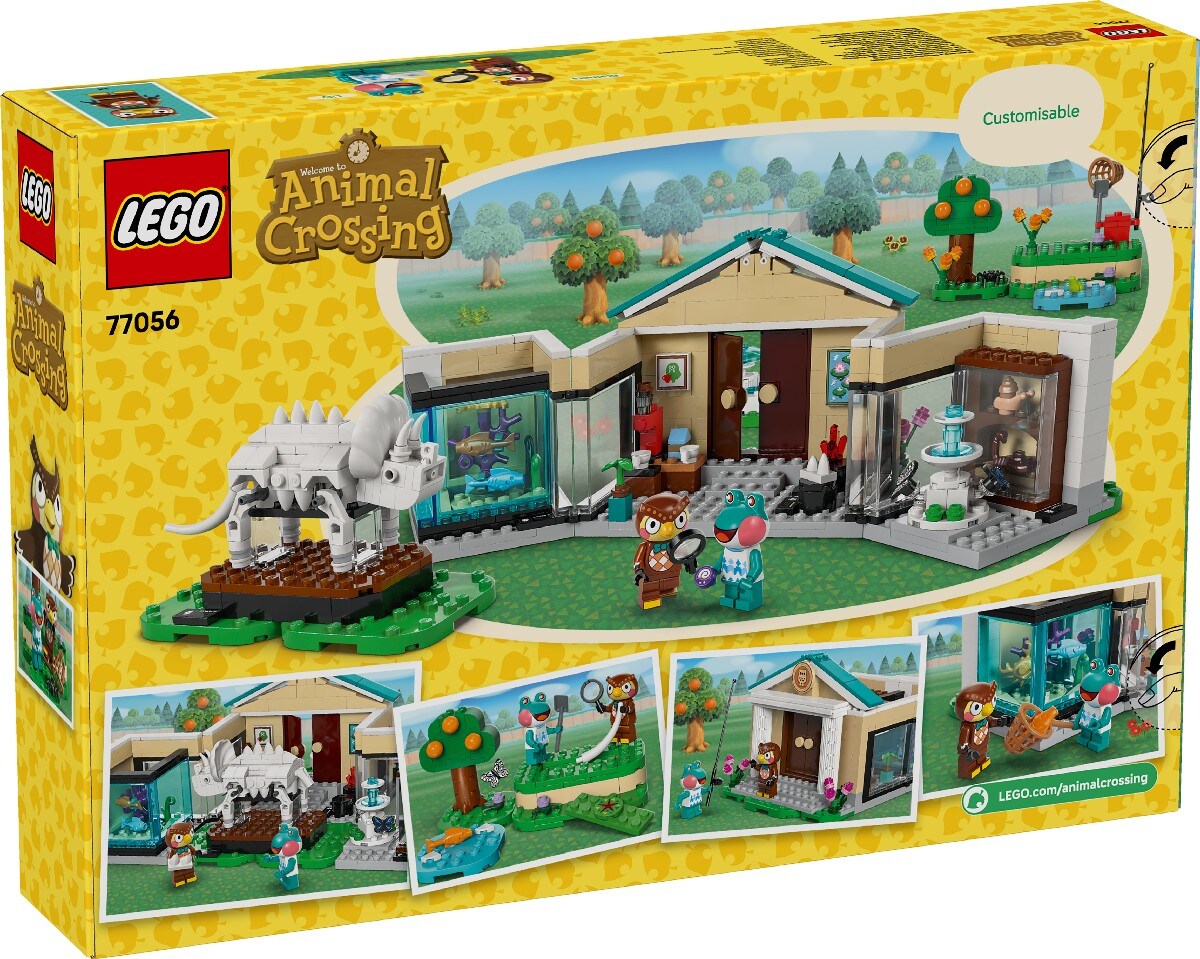 A coleção do museu do Blathers Lego Animal Crossing 16