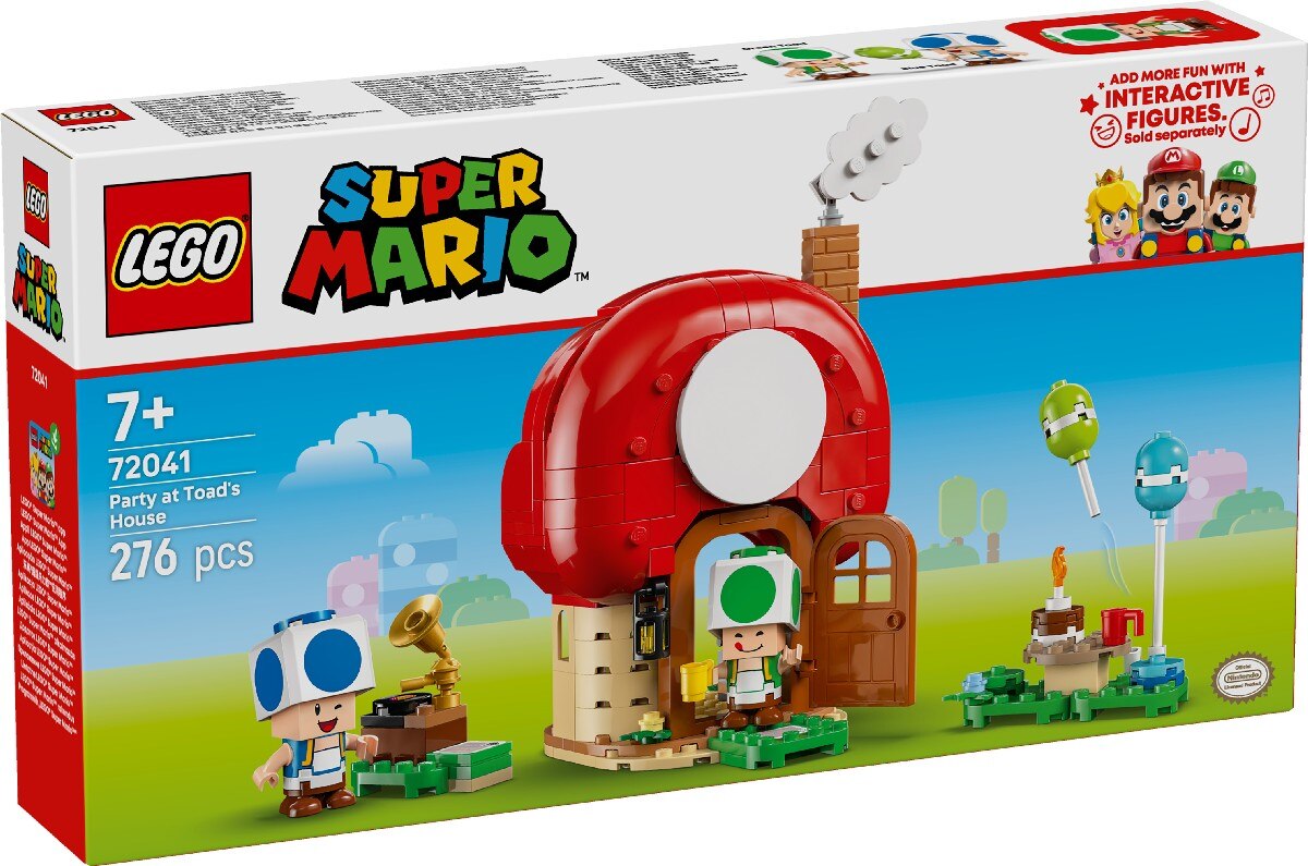 Festa na casa do Toad Lego Super Mario 1