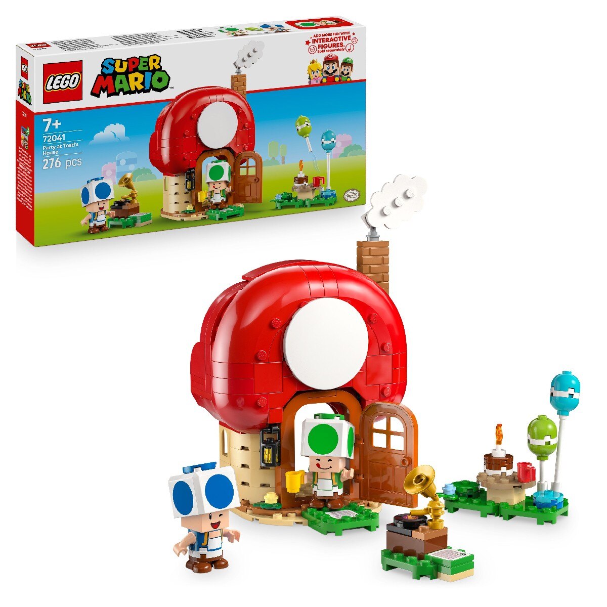 Festa na casa do Toad Lego Super Mario 3