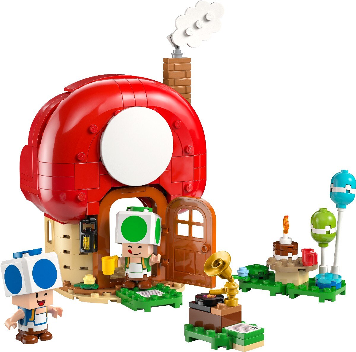 Festa na casa do Toad Lego Super Mario 4