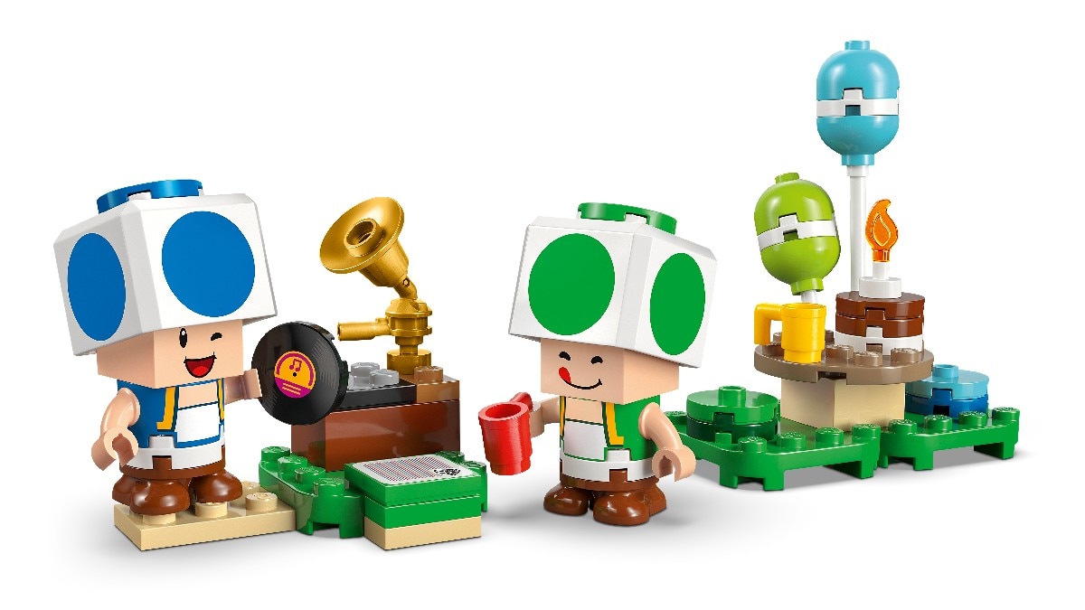 Festa na casa do Toad Lego Super Mario 7