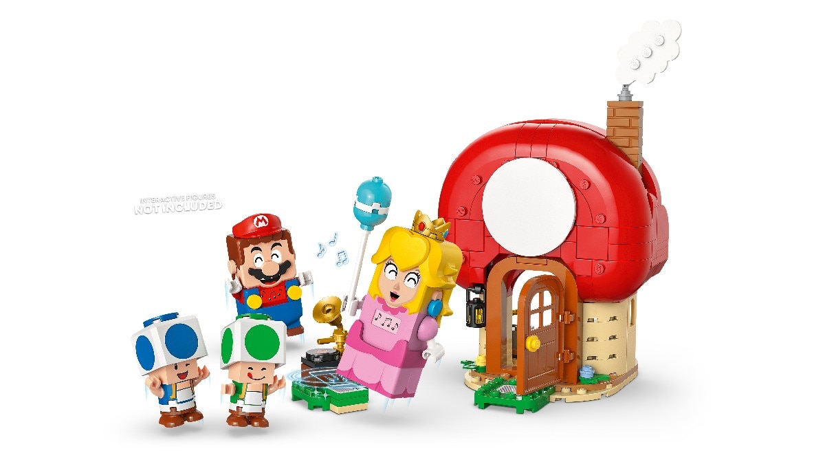 Festa na casa do Toad Lego Super Mario 10