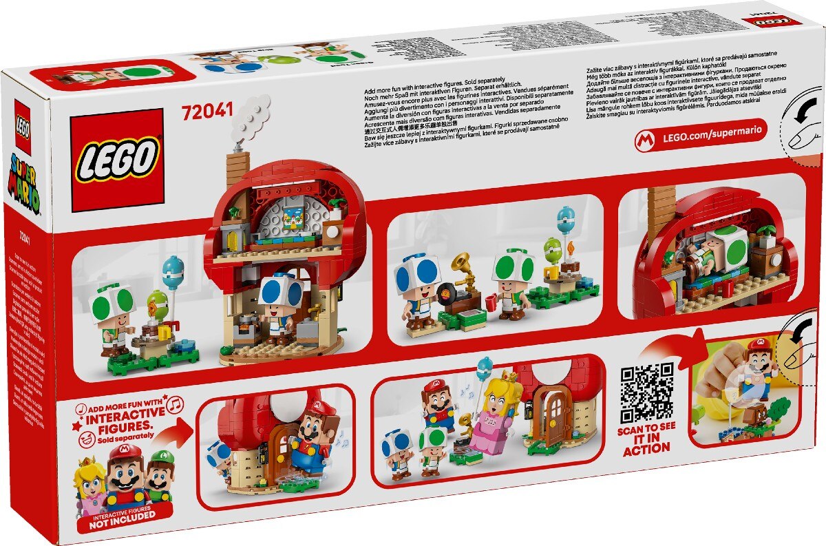 Festa na casa do Toad Lego Super Mario 11
