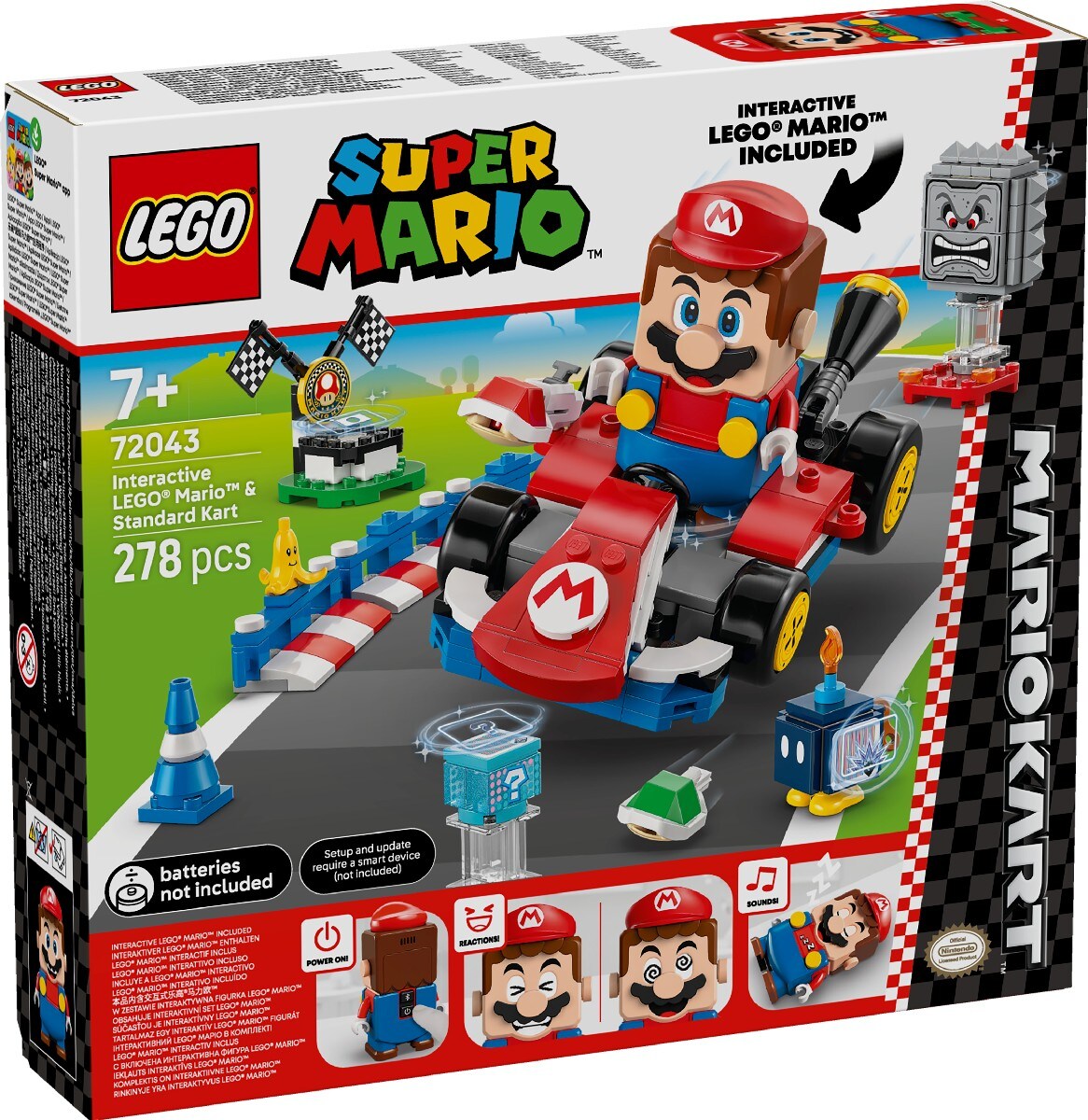 Mario Kart™ – LEGO® Mario™ interativo e Kart padrão 1