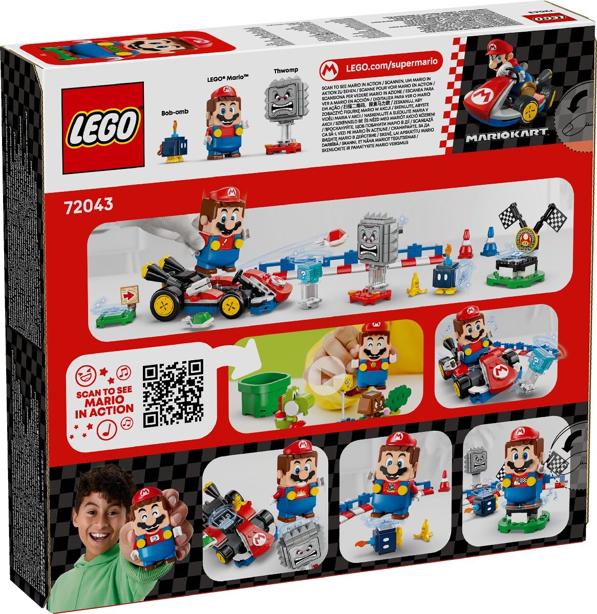 Mario Kart™ – LEGO® Mario™ interativo e Kart padrão 16