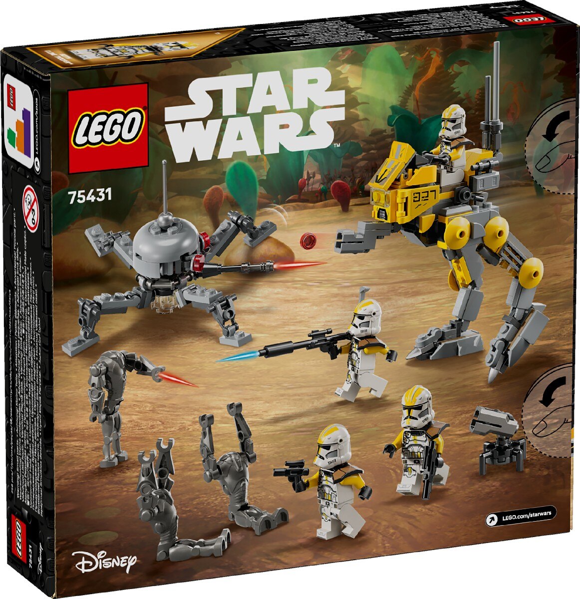 Pack de Combate Soldados Clone do 327.º Corpo Estelar Lego Star Wars™ 9