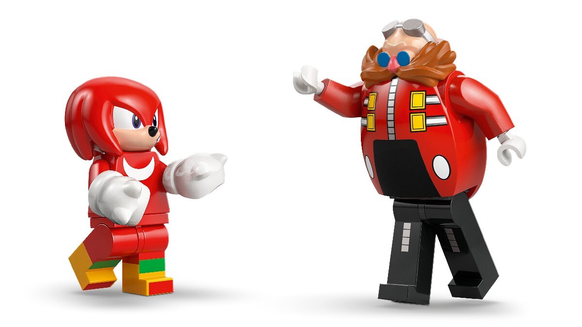 Knuckles contra Robô Egg Crusher do Dr. Eggman Lego Sonic 5