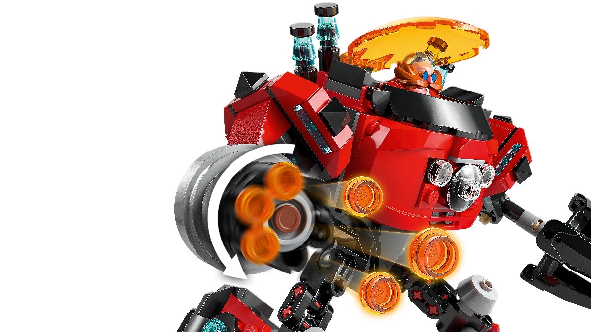 Knuckles contra Robô Egg Crusher do Dr. Eggman Lego Sonic 7