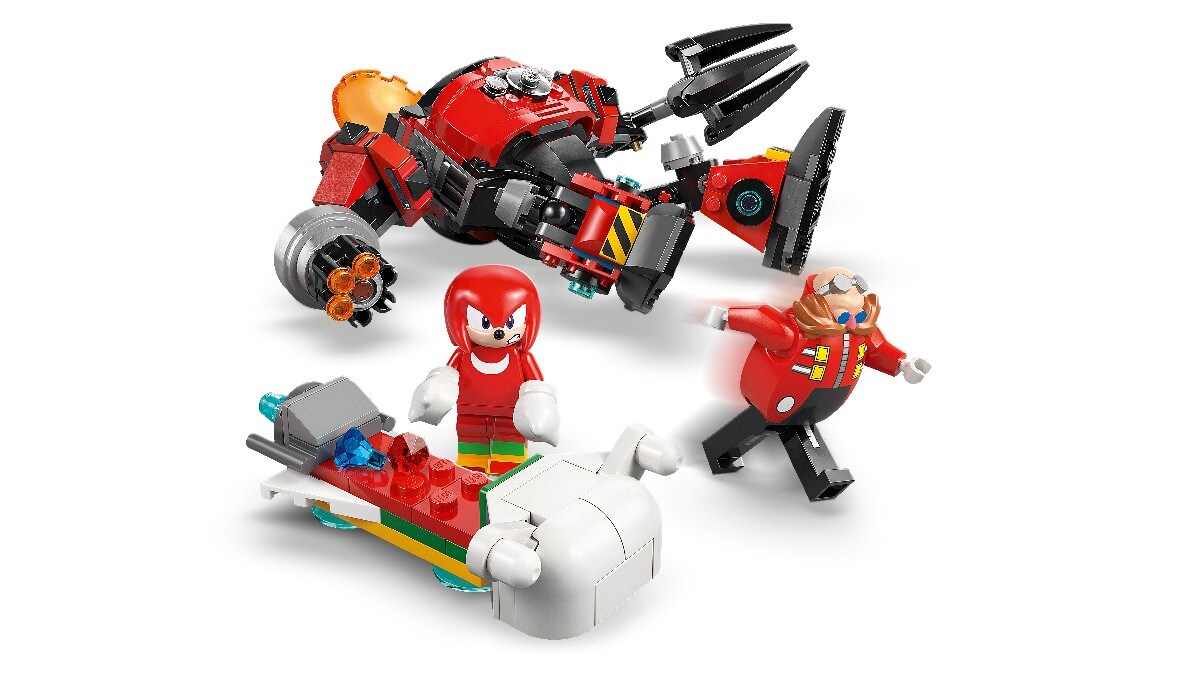 Knuckles contra Robô Egg Crusher do Dr. Eggman Lego Sonic 8