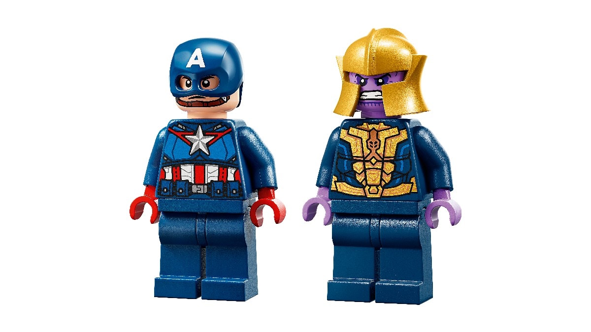 Capitão América contra Thanos Lego Marvel 5