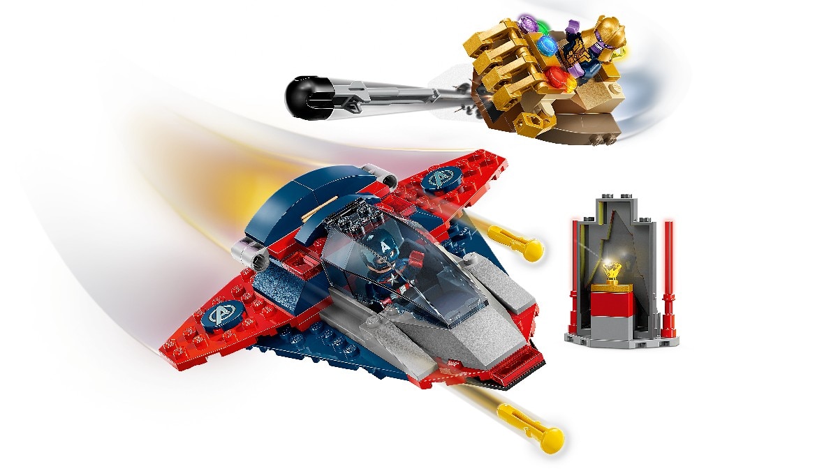 Capitão América contra Thanos Lego Marvel 6