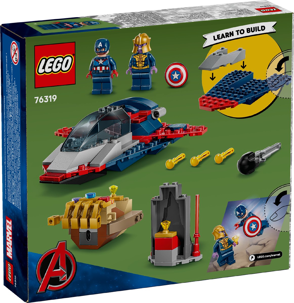 Capitão América contra Thanos Lego Marvel 10