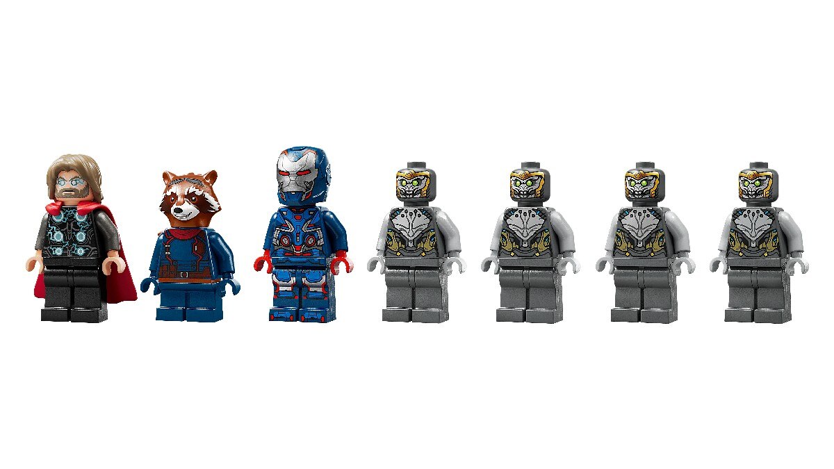 Vingadores: Endgame – Thor contra Chitauri Lego Marvel 5