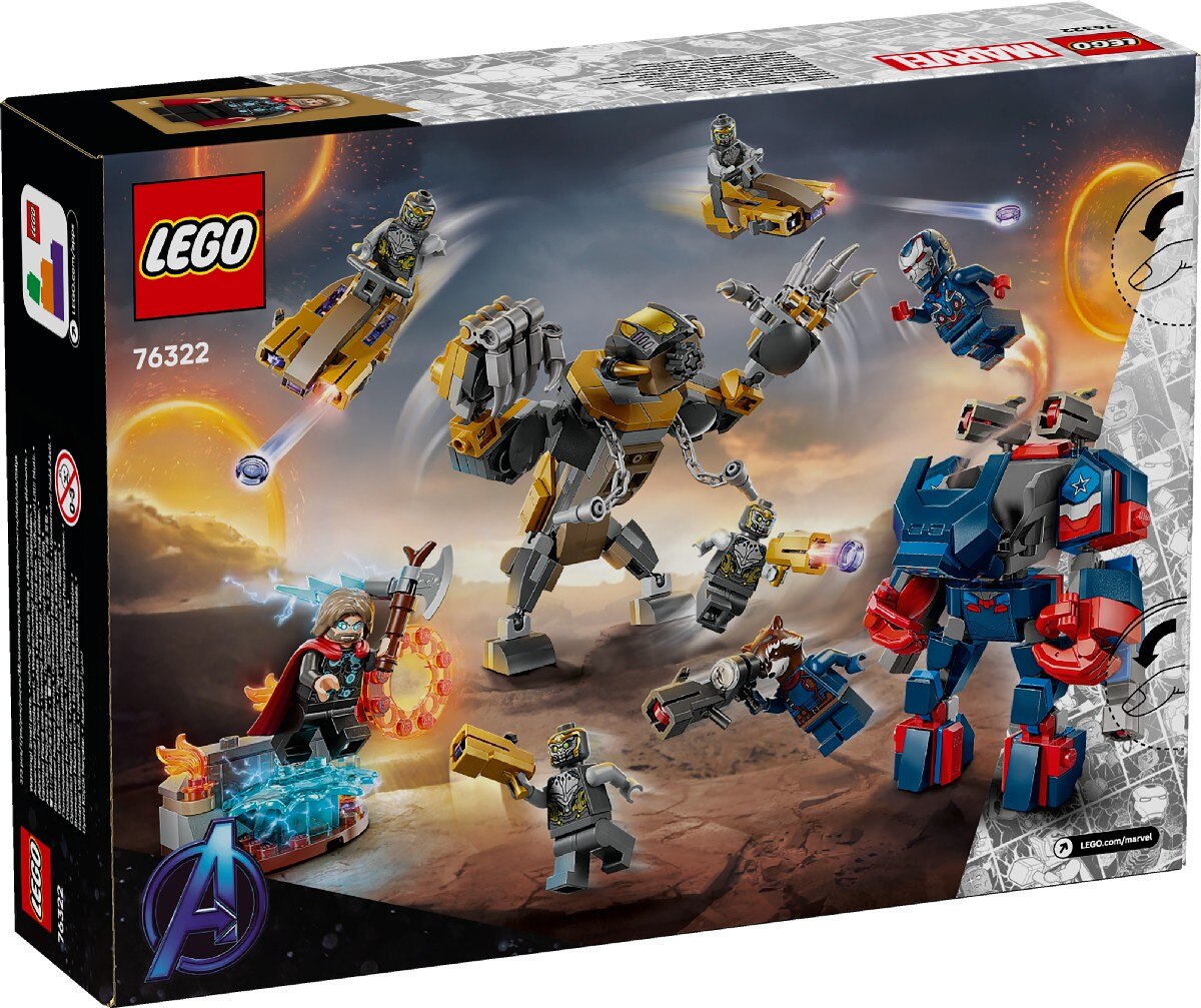 Vingadores: Endgame – Thor contra Chitauri Lego Marvel 8