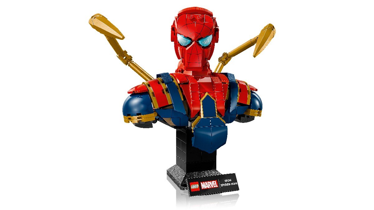 Busto do Iron Spider-Man Lego Marvel 5