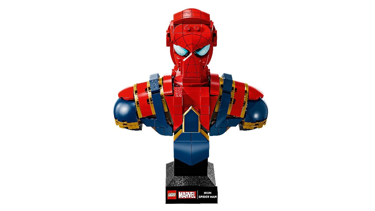 Busto do Iron Spider-Man Lego Marvel 7