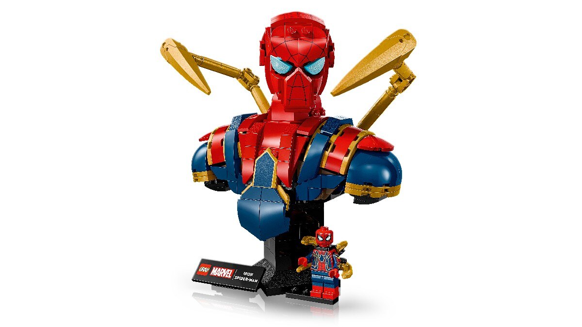 Busto do Iron Spider-Man Lego Marvel 8