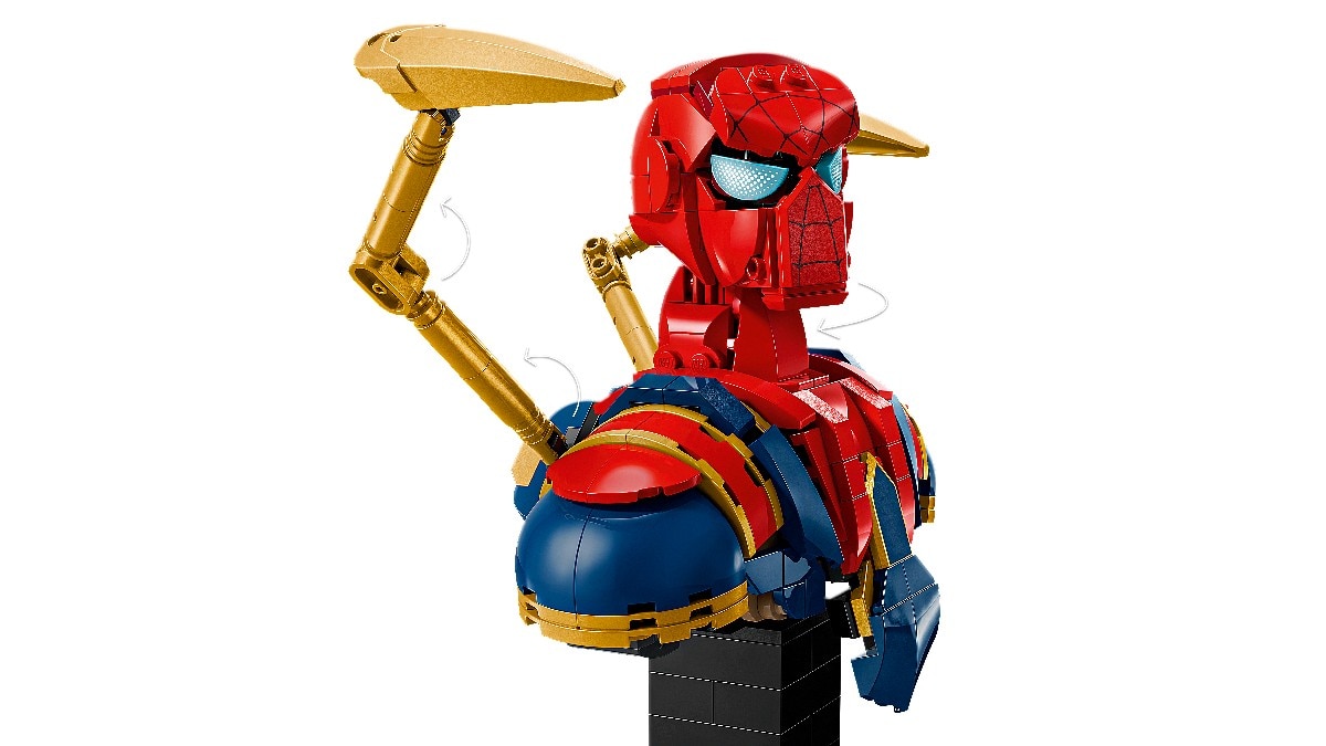 Busto do Iron Spider-Man Lego Marvel 9