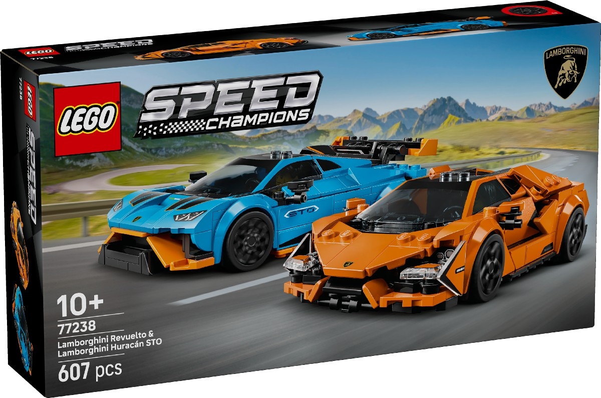 Imagem 0 de Lamborghini Revuelto e Huracán STO Lego Speed Champions