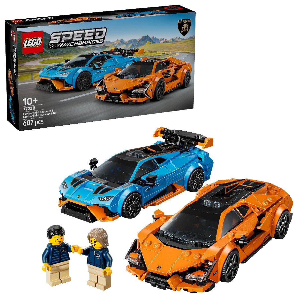 Lamborghini Revuelto e Huracán STO Lego Speed Champions 3