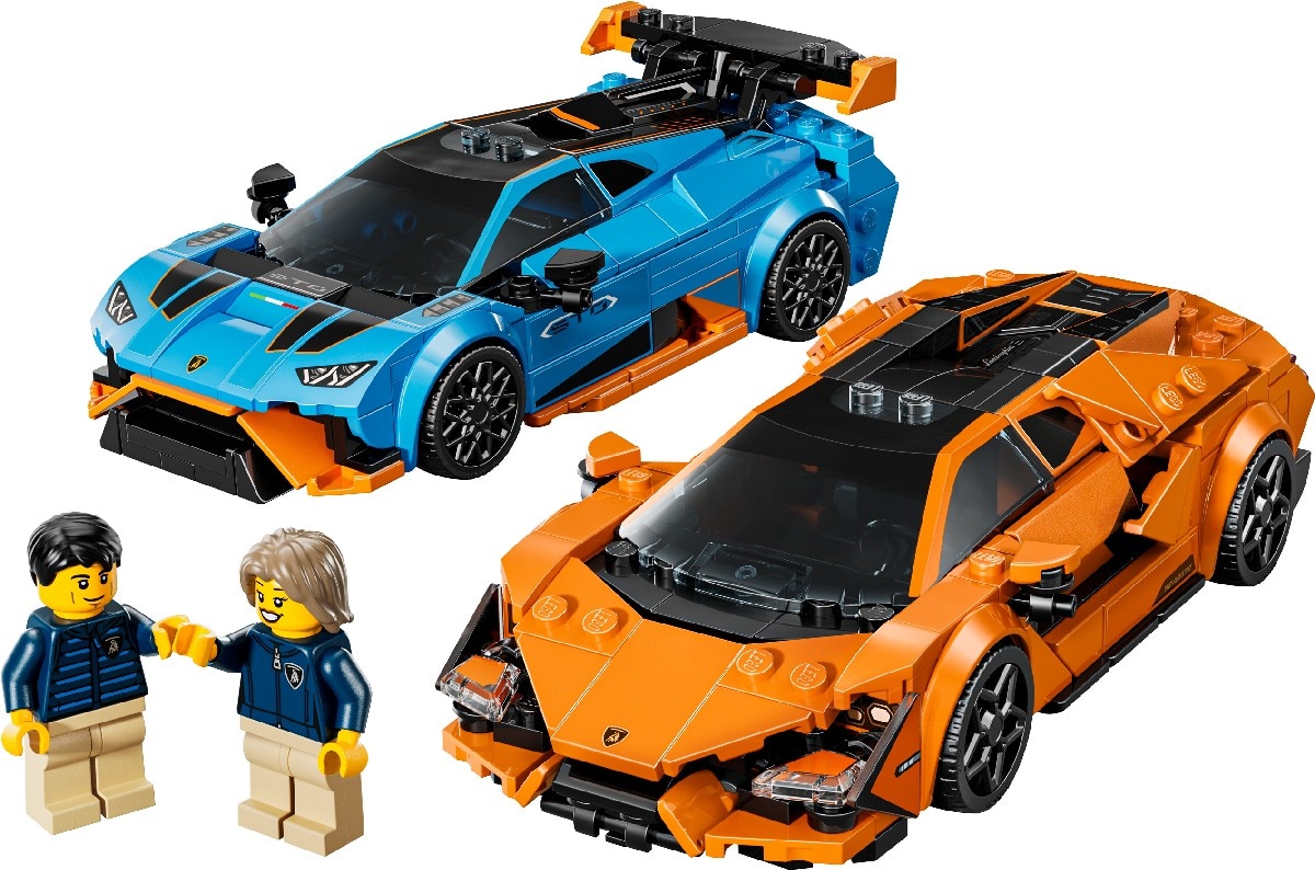 Lamborghini Revuelto e Huracán STO Lego Speed Champions 4