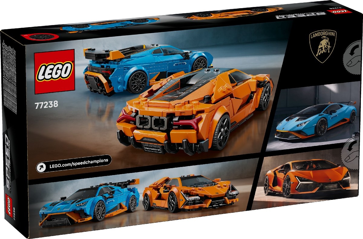 Lamborghini Revuelto e Huracán STO Lego Speed Champions 10