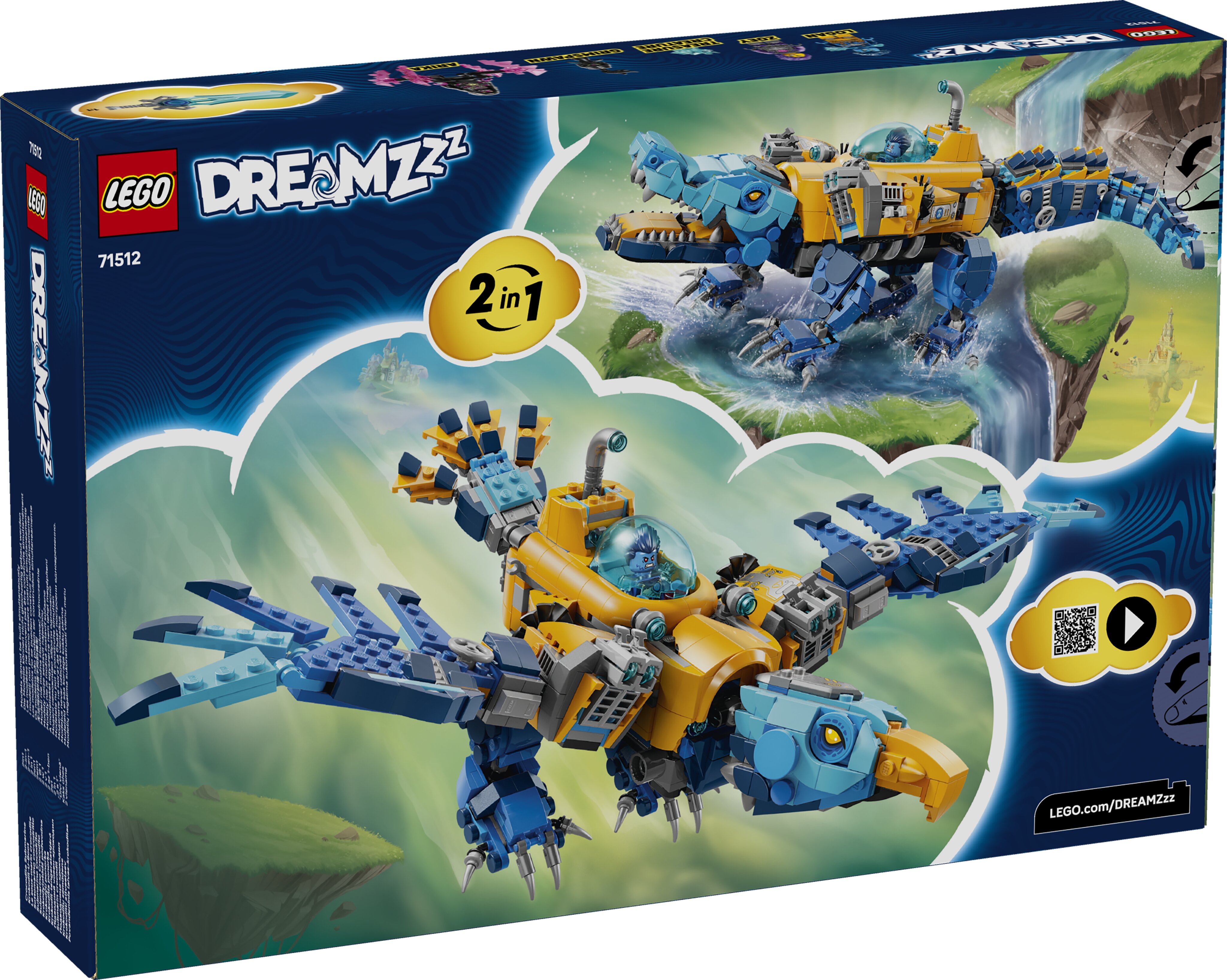Imagem 0 de LEGO® DREAMZzz™ Submarino Crocodilo