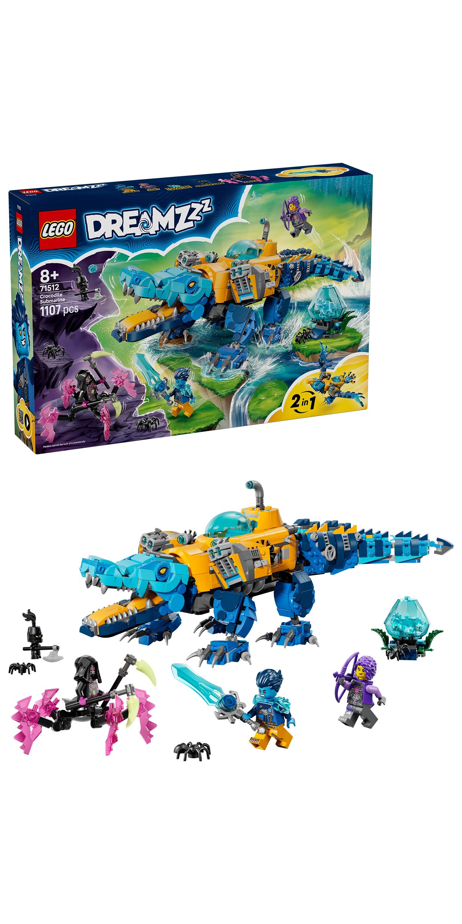 Submarino Crocodilo Lego Dreamzzz 2