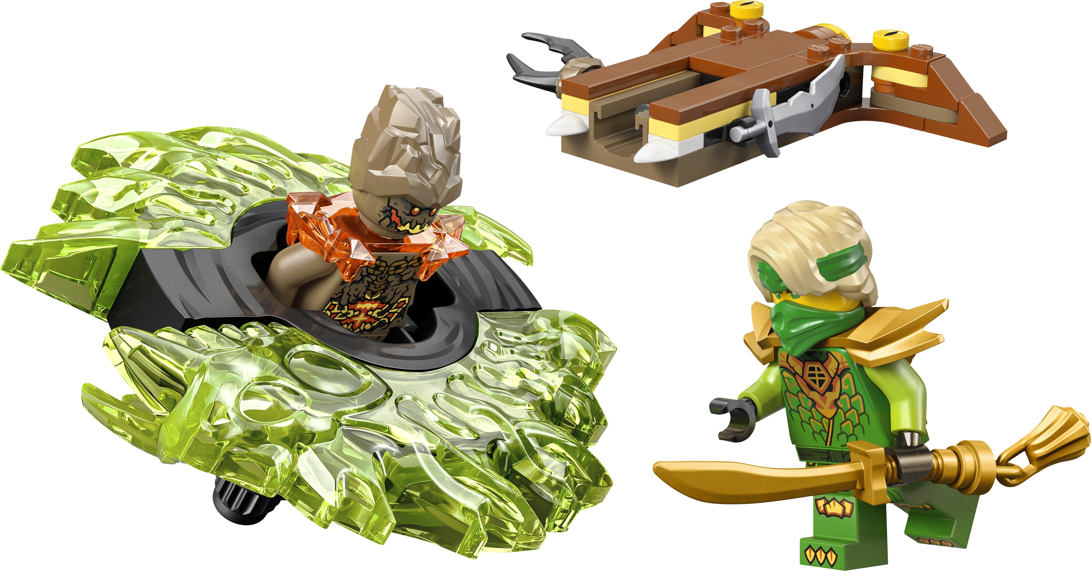 Lloyd contra Spinner de Monstro de Terra Lego Ninjago 3