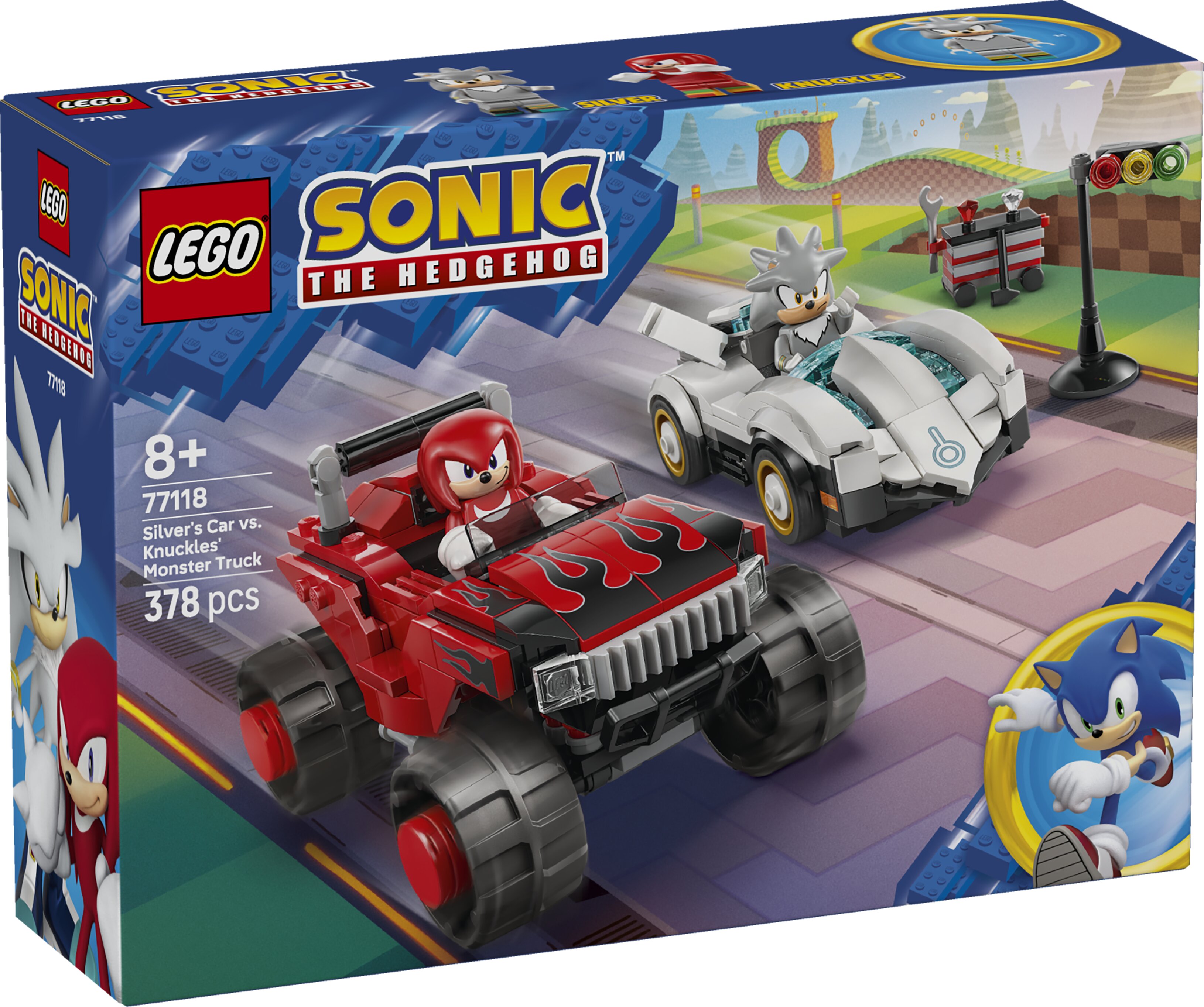 Imagem 0 de LEGO® Sonic the Hedgehog™ Carro do Silver contra Monster Truck do Knuckles