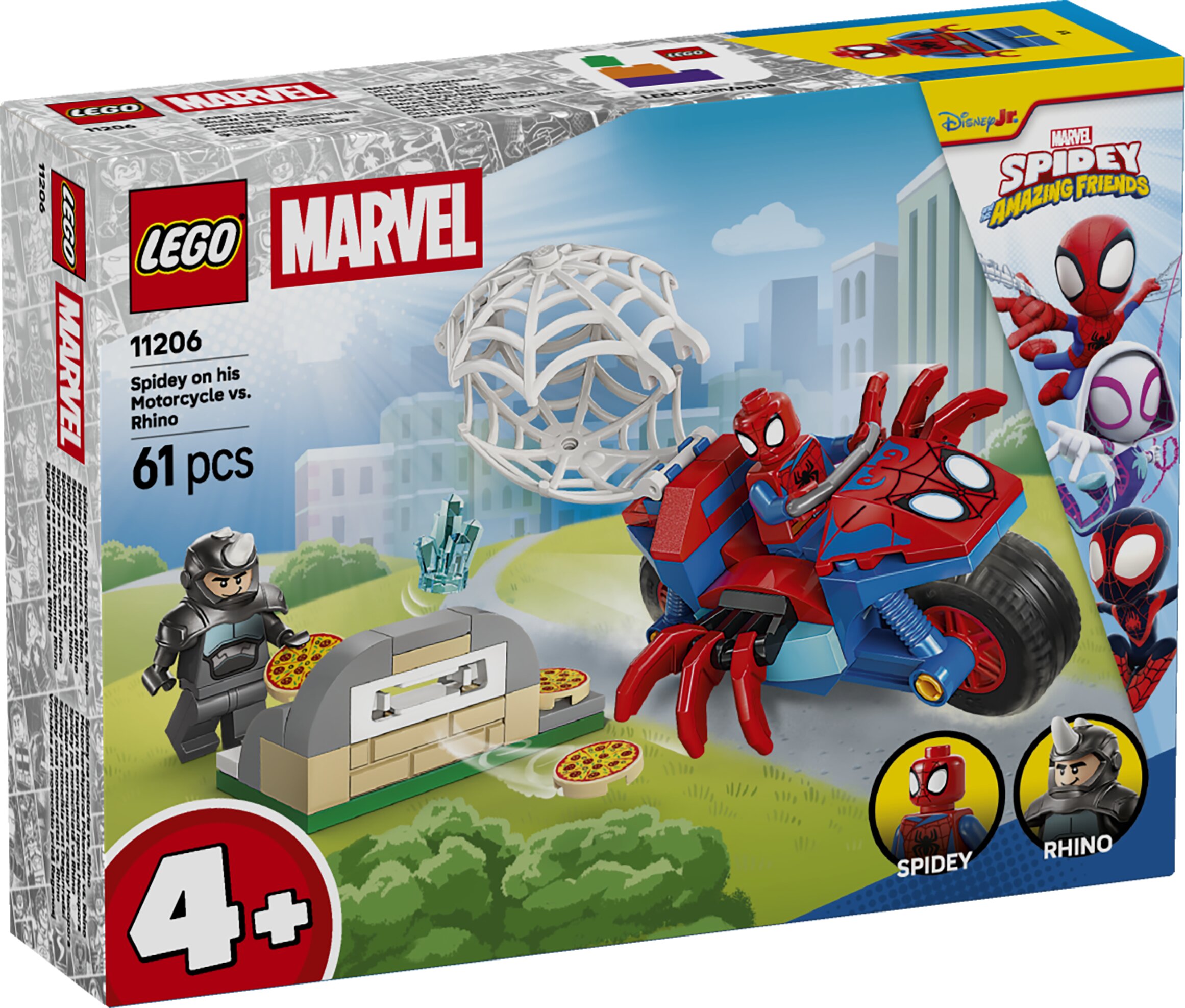 Imagem 0 de LEGO® ? Marvel Spidey And His Amazing Friends Spidey na sua Mota contra Rhino