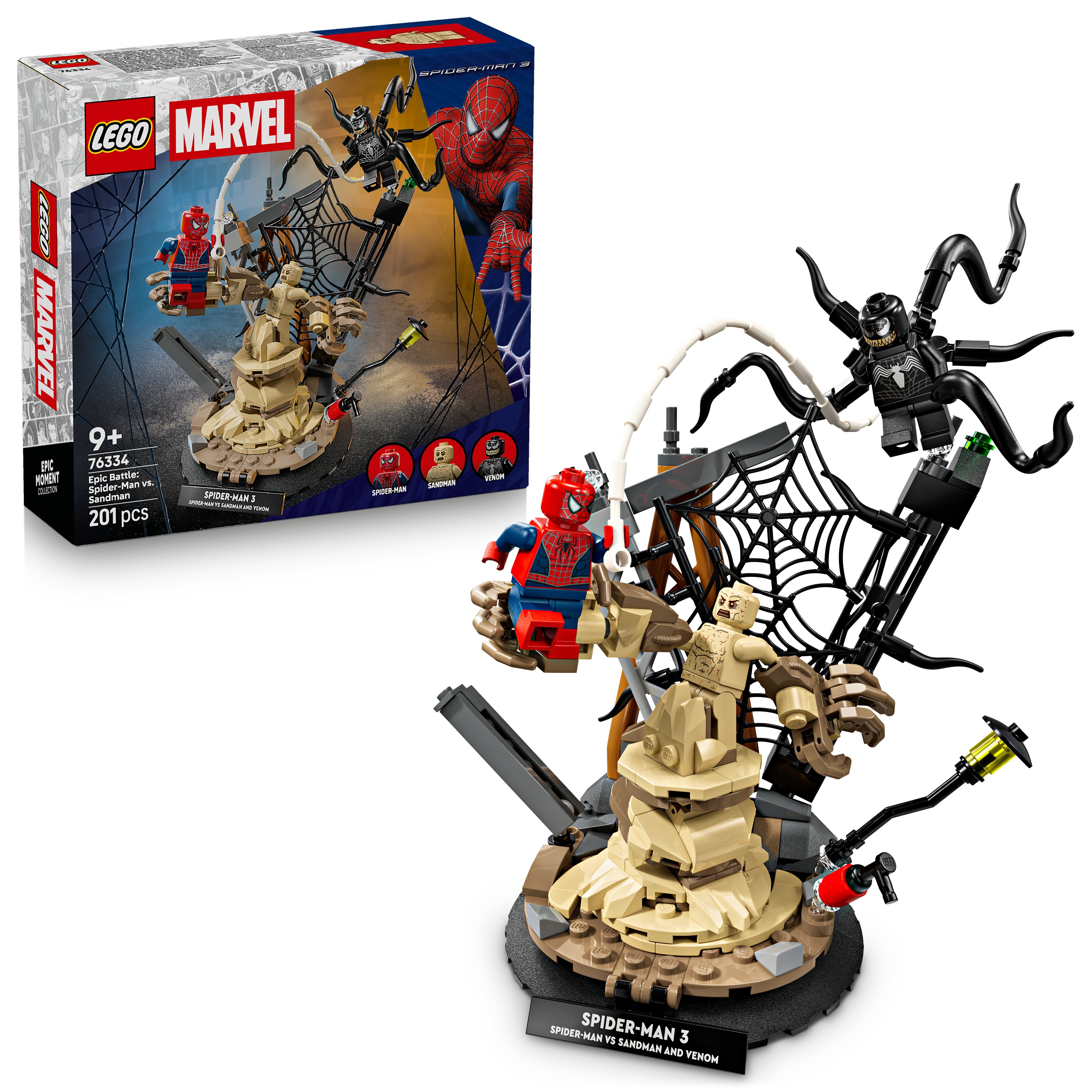 Batalha Épica: Spider-Man contra Sandman Lego Marvel 2