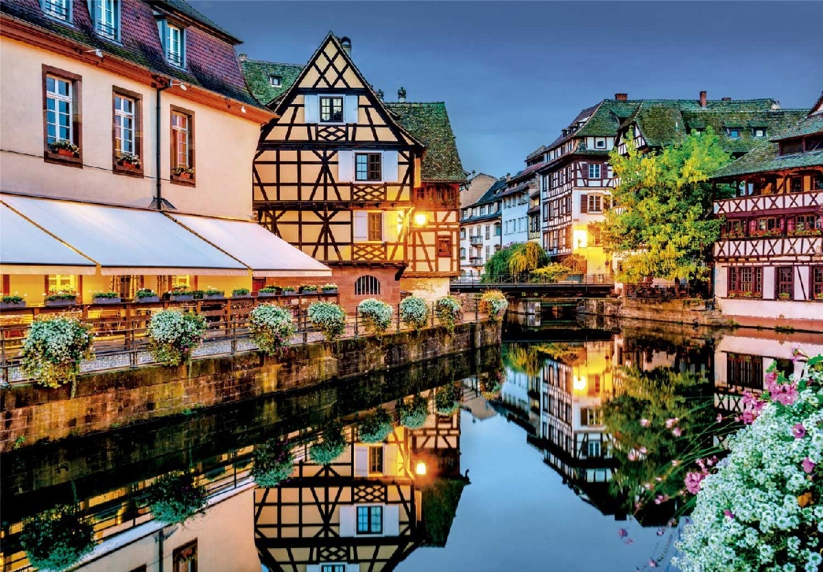 Puzzle Cidade Velha de Estrasburgo 500 Peças 1