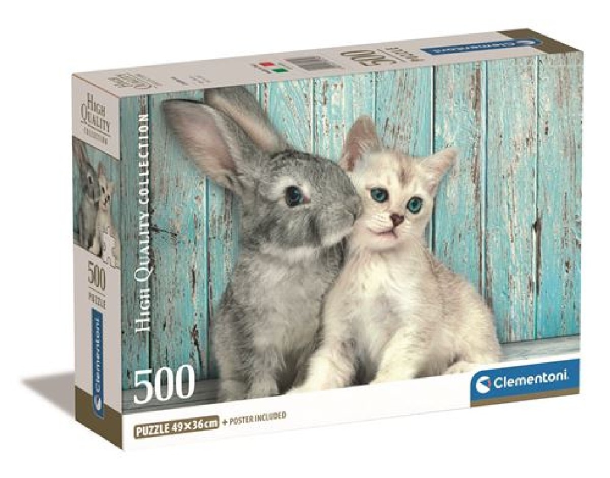 Puzzle High Quality Collection Compact: Cat & Bunny - 500 Peças 1