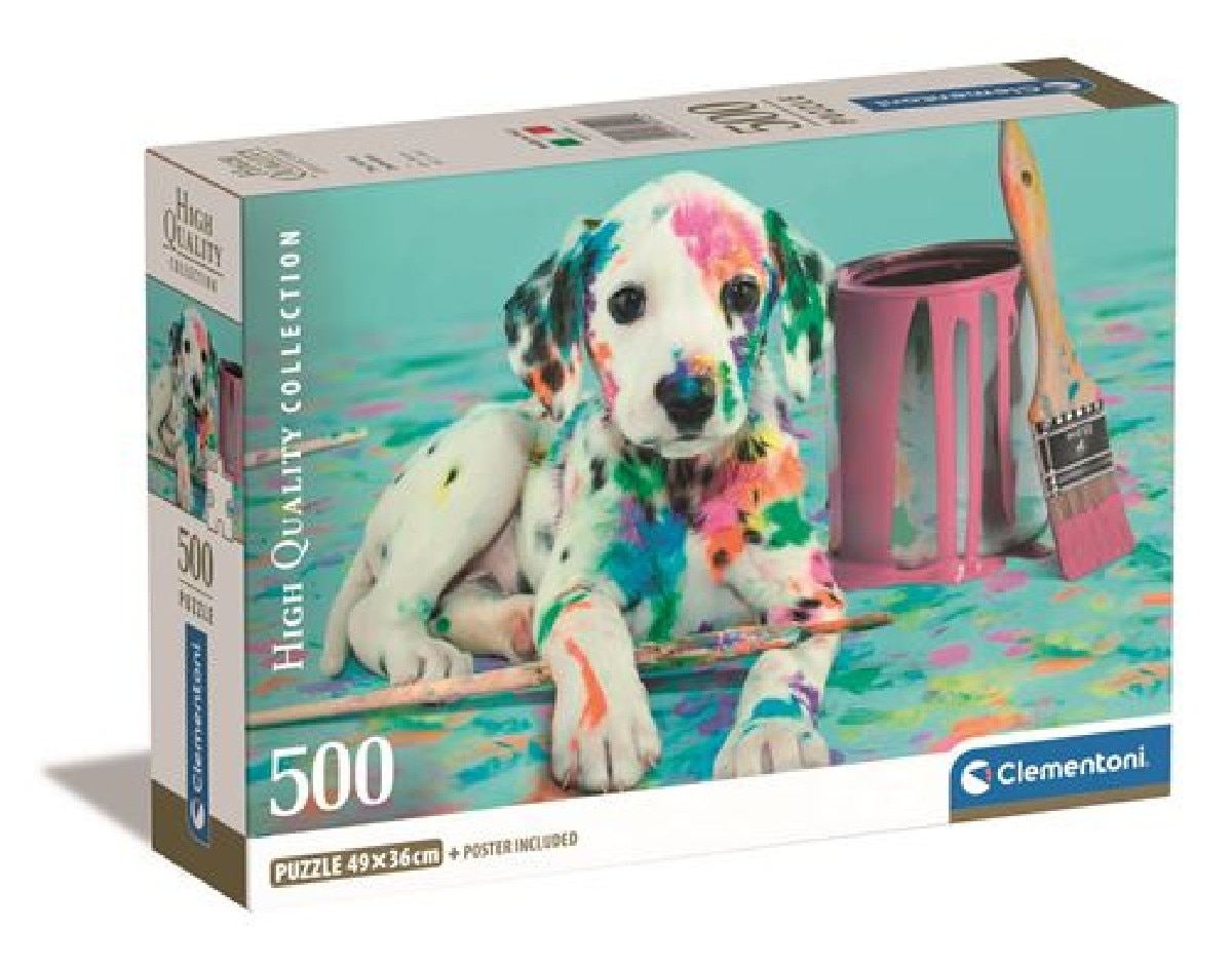 Puzzle High Quality Collection Compact: The Funny Dalmatian - 500 Peças 1