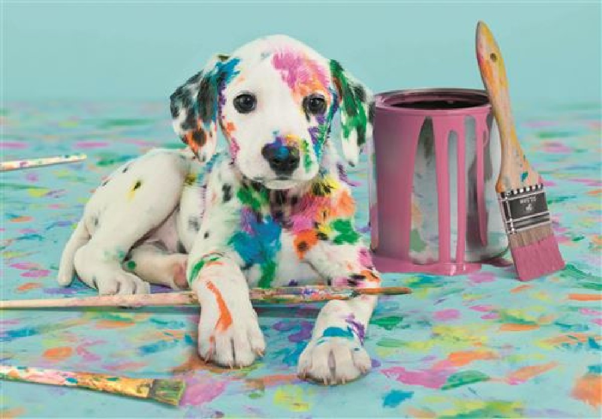 Puzzle High Quality Collection Compact: The Funny Dalmatian - 500 Peças 2