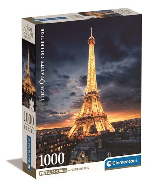 Puzzle High Quality Collection Compact: Tour Eiffel - 1000 Peças 1