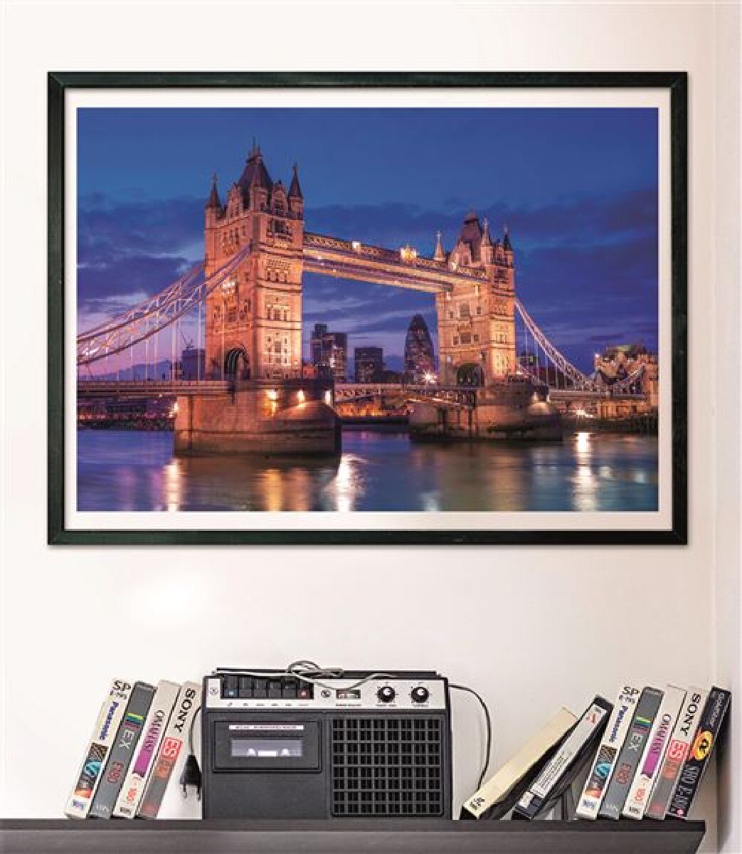 Puzzle High Quality Collection Compact: Tower Bridge At Night - 1000 Peças 3