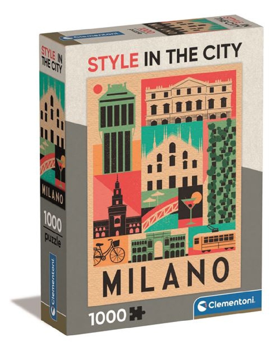 Puzzle Style in the City: Milano - 1000 Peças 1