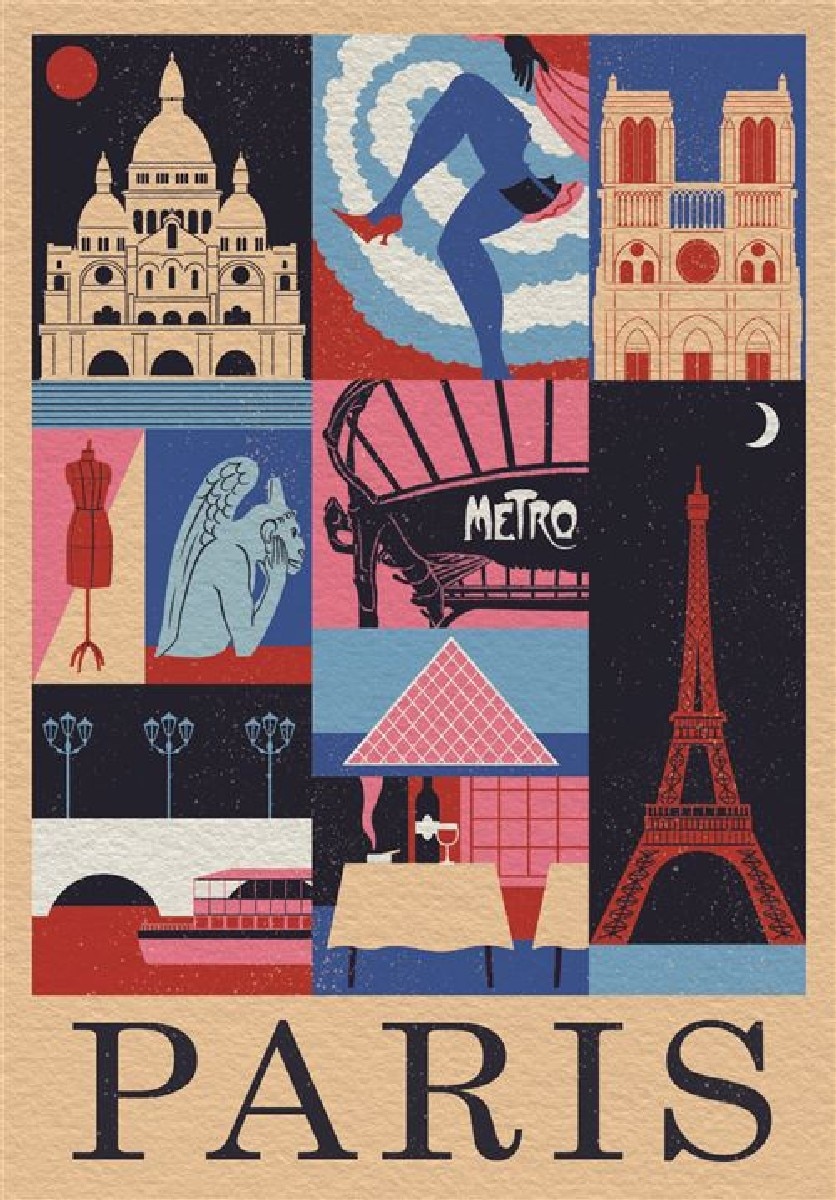 Puzzle Style in the City: Paris - 1000 Peças 2