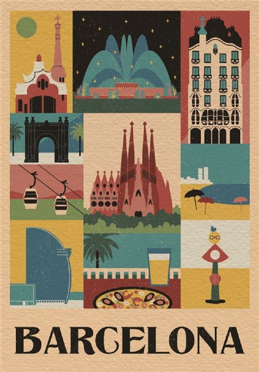 Puzzle Style in the City: Barcelona - 1000 Peças 2