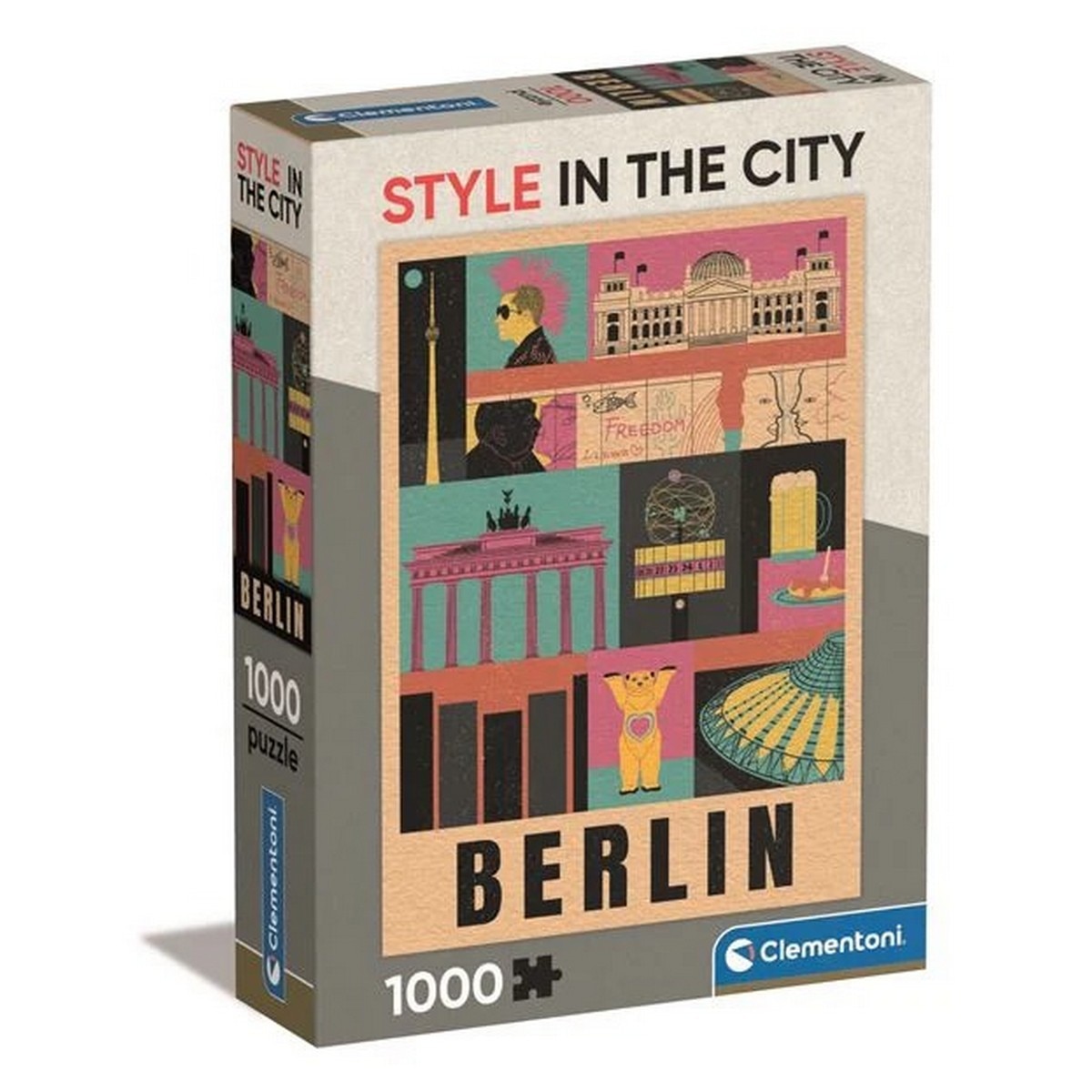 Puzzle Style in the City: Berlim 1000 Peças 1